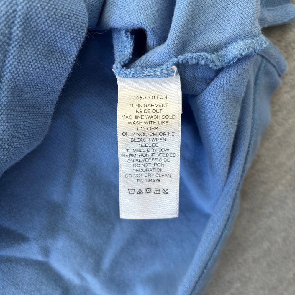 Vineyard Vine Mens XXL Classic Fit Short Sleeve Pique Polo Shirt Blue Whale Logo - Picture 5 of 8